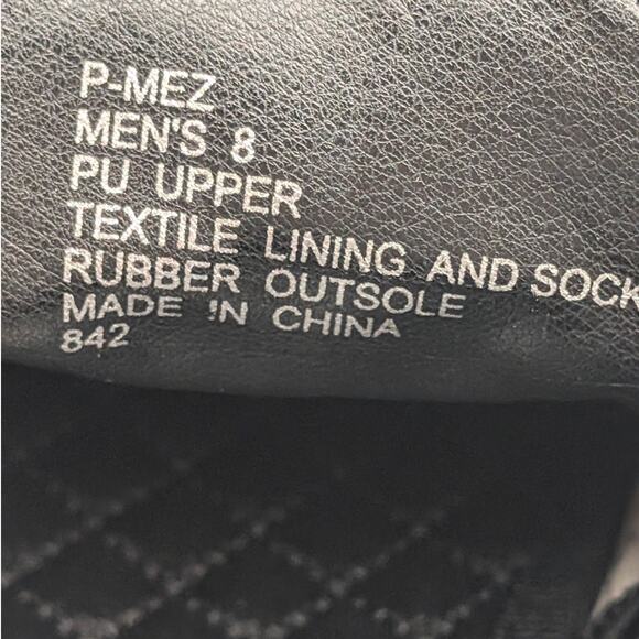 Steve Madden Mez Almond Toe Slip-On Loafer Shoes Men's Black Size US8 EU41 - Picture 7 of 13